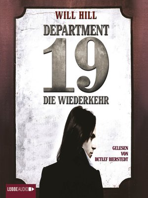 cover image of Department 19--Die Wiederkehr